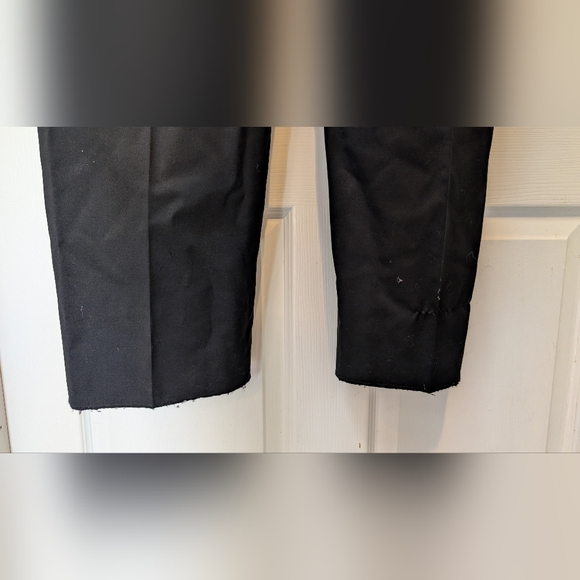 Veronesi Italy NWT Men's Black 100% Wool Wide Leg Palermo Pants Size 38 Unhemmed - Picture 9 of 16